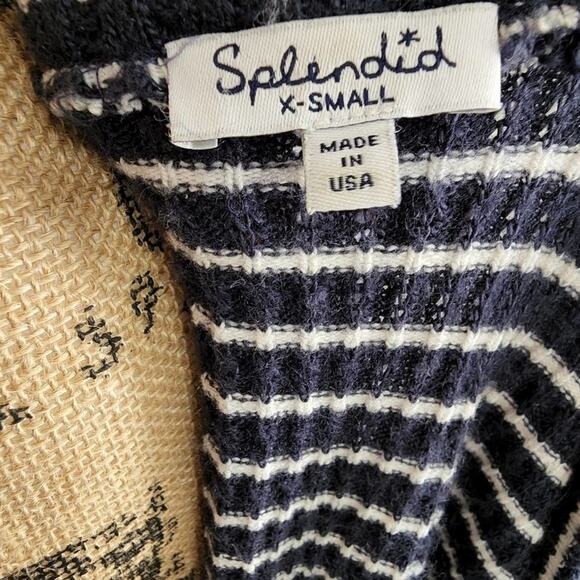 SPLENDID striped super soft oversized cardigan sweater‎ size XS - Picture 5 of 6